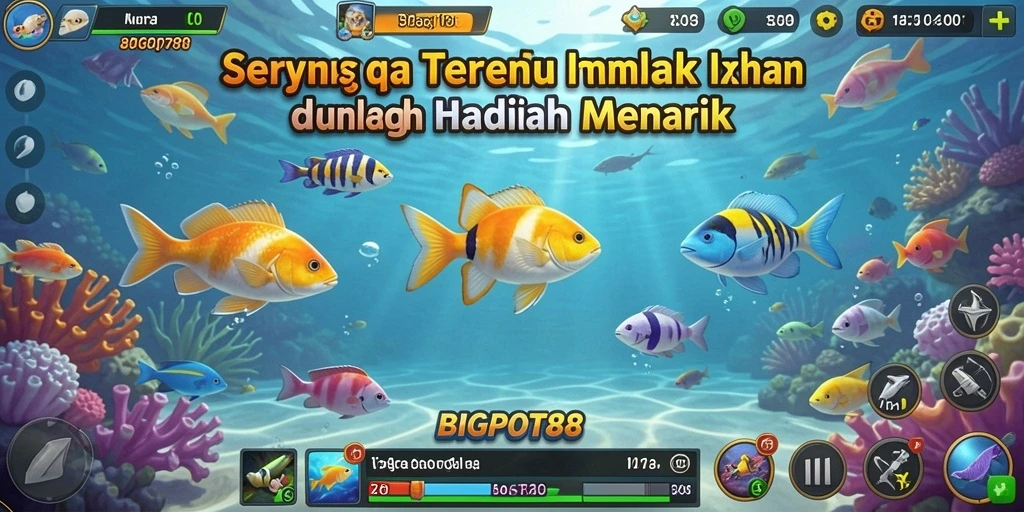 Tangkapan layar menunjukkan gameplay seru Tembak Ikan di BIGPOT88.