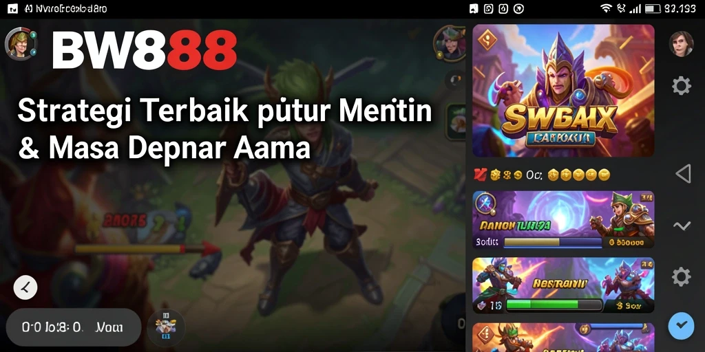 Tampilan gameplay strategi yang mendebarkan di BW888.