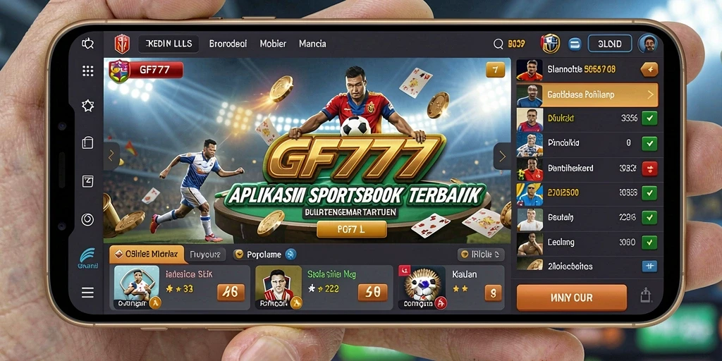 Screenshot dari gameplay GF777 yang menunjukkan pengalaman taruhan olahraga.