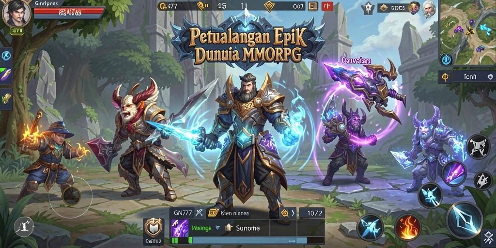 Screenshot gameplay GN777 yang menampilkan aksi pertarungan seru.