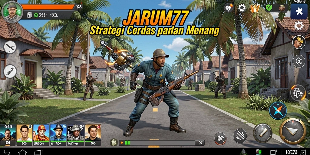 Tampilan gameplay JARUM77 yang mendebarkan dan menantang strategi.