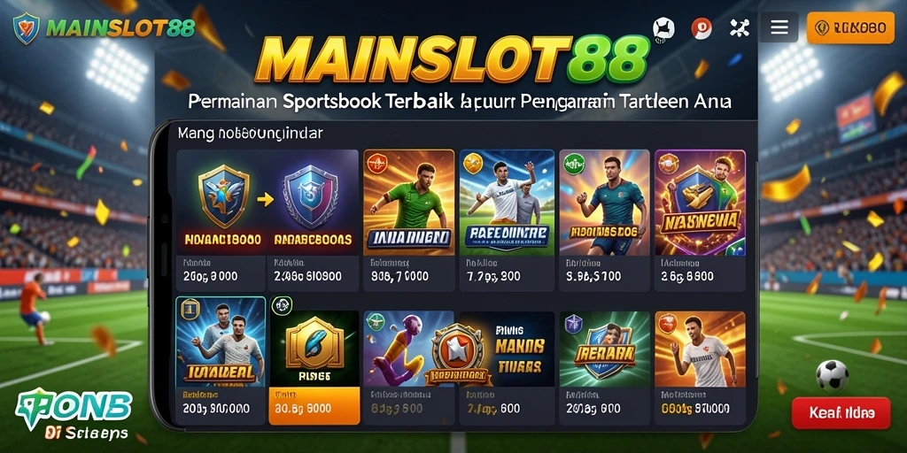 Tampilan gameplay menarik dari MAINSLOT88 dengan berbagai pilihan taruhan.