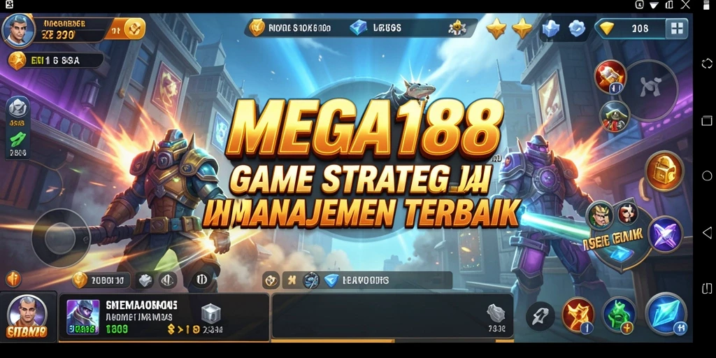 Tampilan menarik dari gameplay strategi MEGA188 yang mendebarkan.