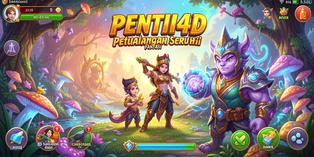 Tampilan menarik dari gameplay PENITI4D saat menampilkan karakter dan pertarungan.