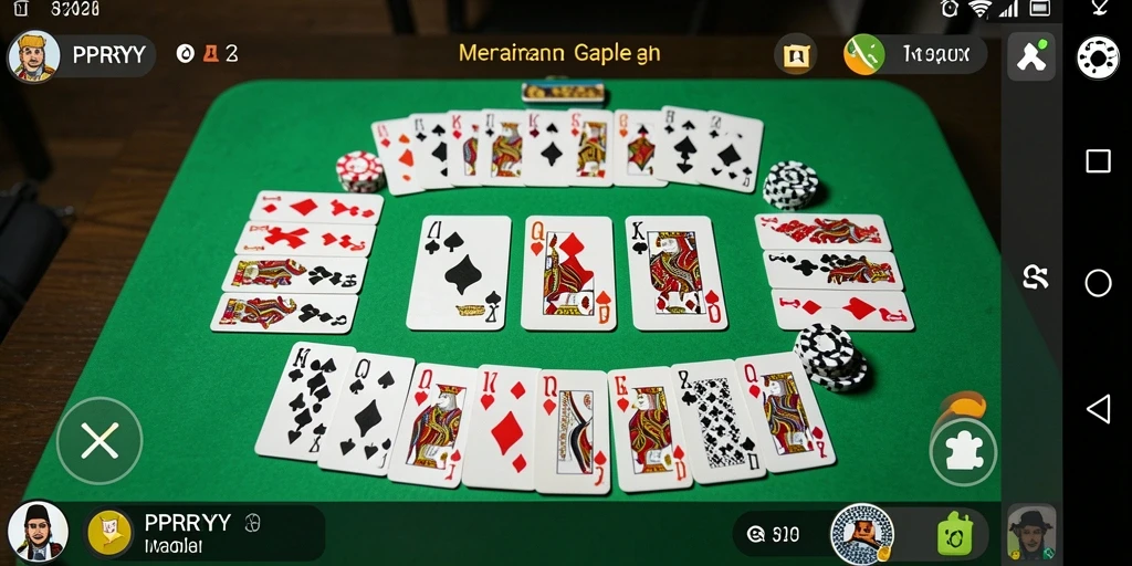 Screenshot utama PPRRYY menampilkan gameplay Gaple yang seru.